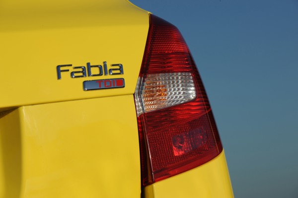 SKODA Fabia 2007. Artist: Simon Clay.