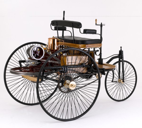 1885 Benz Three Wheeler. Artist: Unknown.