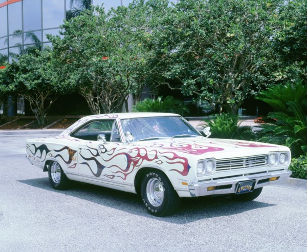 1969 Plymouth customised sedan. Artist: Unknown.