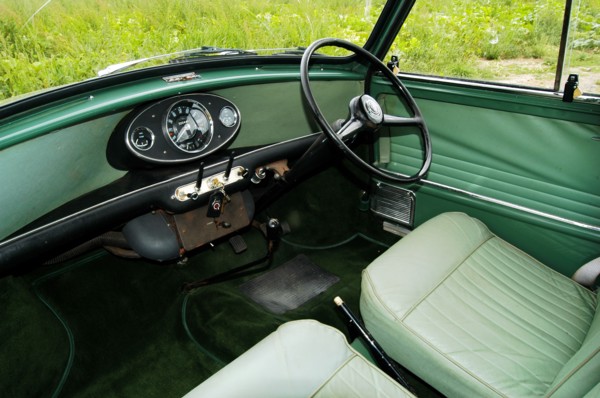 1967 Austin Mini estate interior. Artist: Unknown.