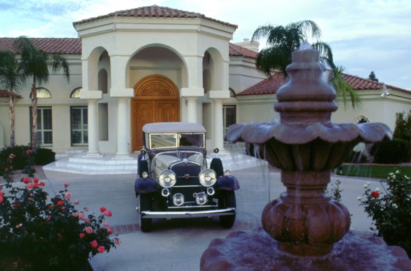 1932 Cadillac v16 convertible. Artist: Unknown.