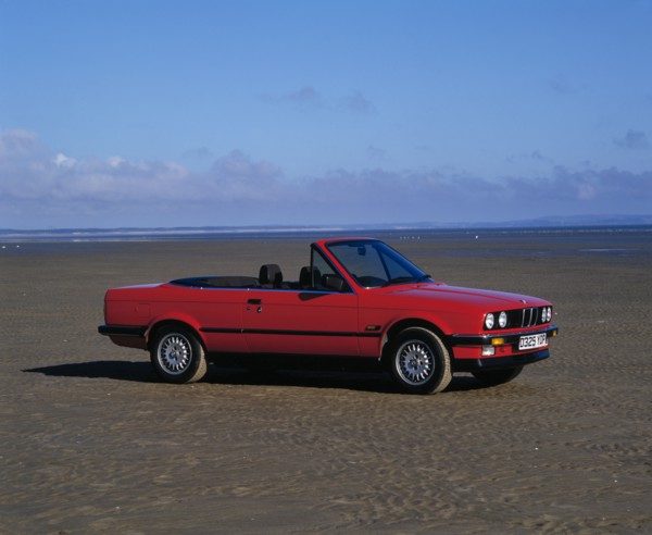1987 BMW 325i convertible. Artist: Unknown.