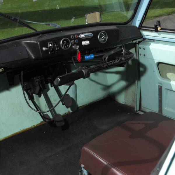 1976 AC model 70 invalid carriage interior. Artist: Unknown.
