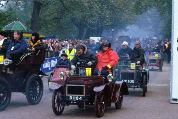 London to Brighton run start. 1904 Humberette. Artist: Unknown.