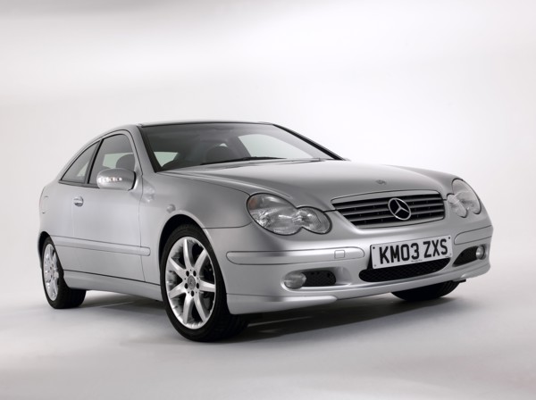 2003 Mercedes Benz C200k Coupe. Artist: Unknown.