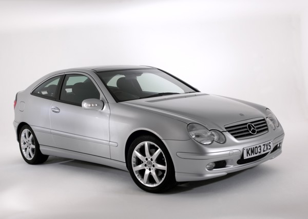 2003 Mercedes Benz C200k Coupe. Artist: Unknown.