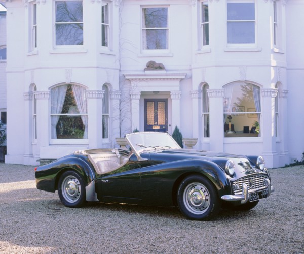 1959 Triumph TR3 A. Artist: Unknown.