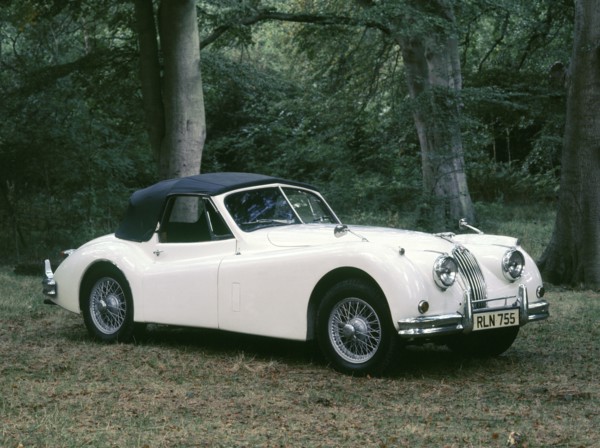 1954 Jaguar XK140 DHC Artist: Unknown.