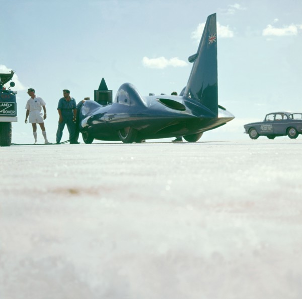 1963 Bluebird CN7 at Lake Eyre, Australia. Artist: Unknown.
