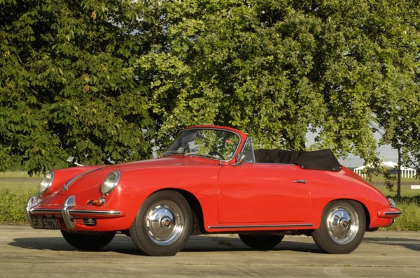 1960 Porsche 356B 1600 Cabriolet Artist: Unknown.