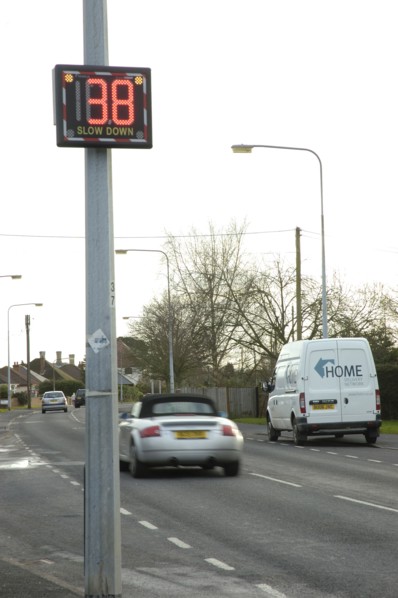 Traffic Speed indicator. Artist: Unknown.