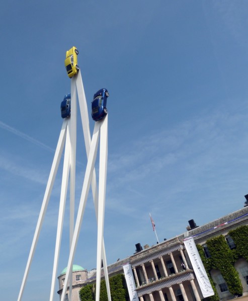 Goodwood Festival of Speed Sculpture in front of Goodwood House 2013 Artist: Unknown.