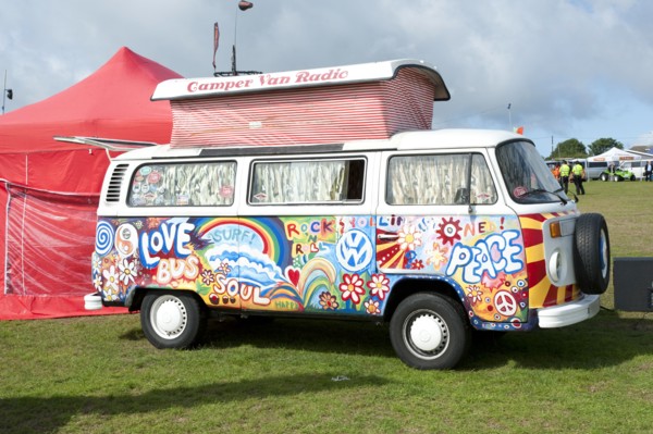 Volkswagen camper van at V Dub Island event, Isle of Wight 2013 Artist: Unknown.