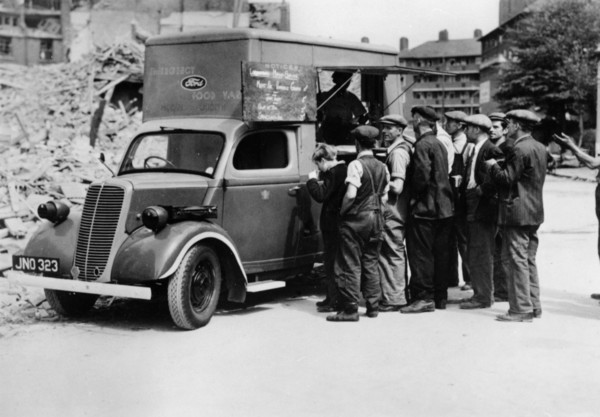 Ford E83W 10cwt Emergency food van in London World War 2