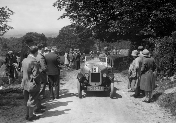 Austin 7 Cup Model of Miss J Sander of the London Centre Team at the JCC Inter-Centre Rally, 1932. Artist: Bill Brunell.