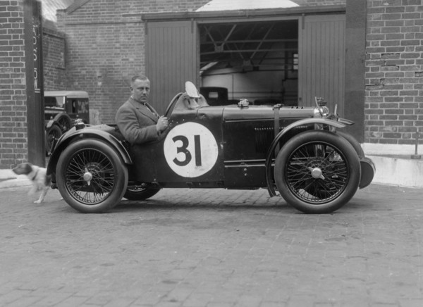 MG C type Midget of Cyril Paul at the RAC TT Race, Ards Circuit, Belfast, 1932. Artist: Bill Brunell.