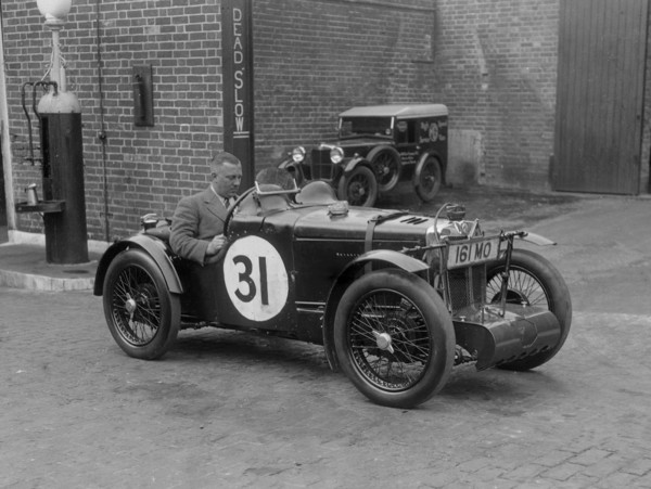 MG C type Midget of Cyril Paul at the RAC TT Race, Ards Circuit, Belfast, 1932. Artist: Bill Brunell.