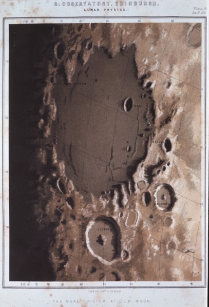 Part of the lunar surface, 1857. Artist: Anon