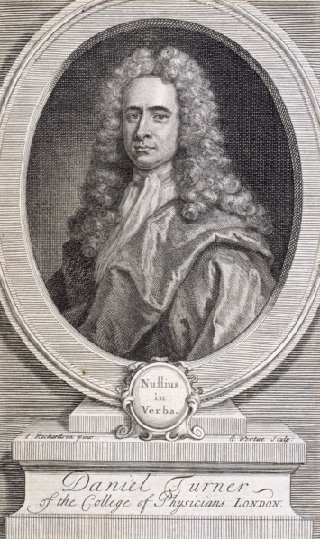 Daniel Turner, MD, LRCP, physician, 1717. Artist: George Vertue