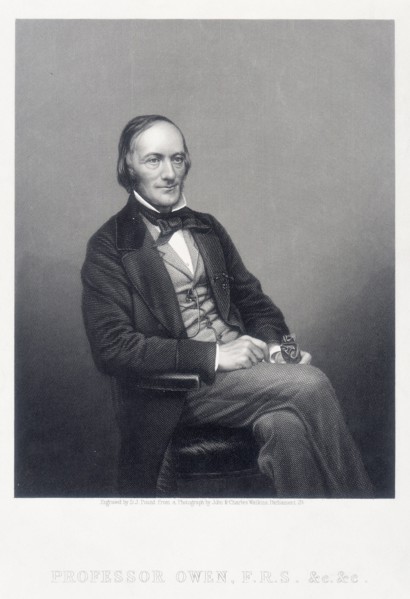 Sir Richard Owen, English zoologist, c1860.  Artist: DJ Pound