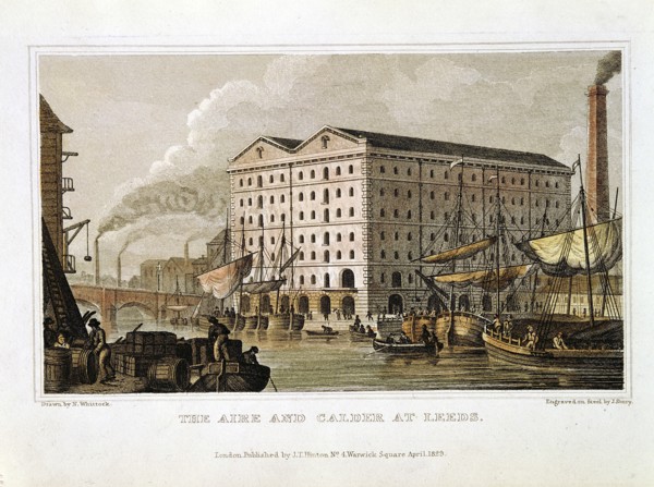 The Aire and Calder Navigation, Leeds, Yorkshire, 1828. Artist: J Shury