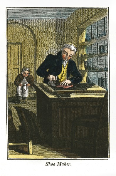 'Shoe Maker', 1823. Artist: Unknown