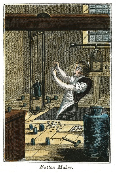 'Button Maker', 1823. Artist: Unknown