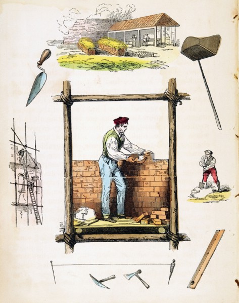 Building trade, c1845. Artist: Unknown
