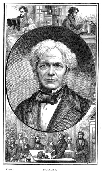 Michael Faraday, British physicist and chemist, 1881 Artist: Unknown