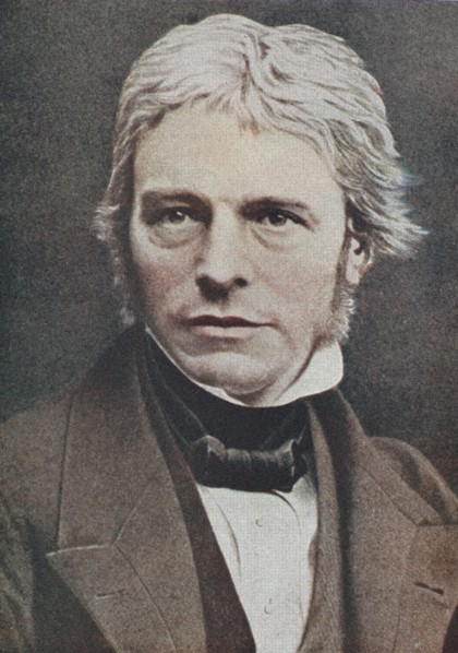 Michael Faraday, British physicist and chemist, mid 19th century. Artist: Unknown