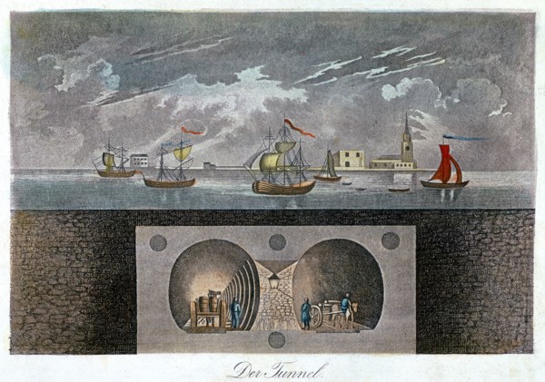 Thames Tunnel, c1830. Artist: Unknown