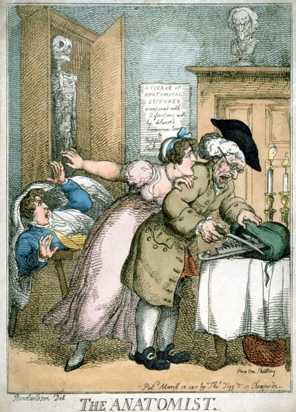 'The Anatomist', 1811. Artist: Thomas Rowlandson