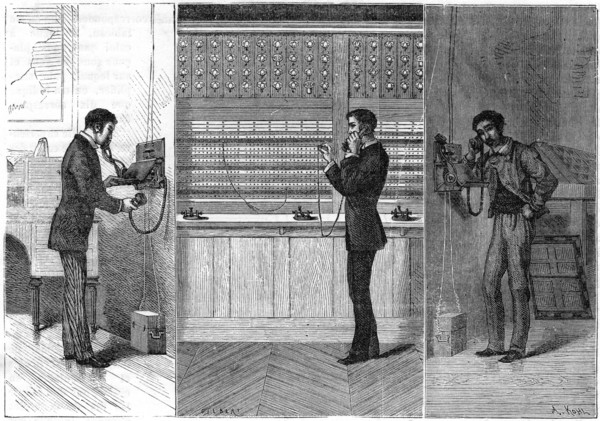 Ader telephone system, 1881. Artist: Unknown