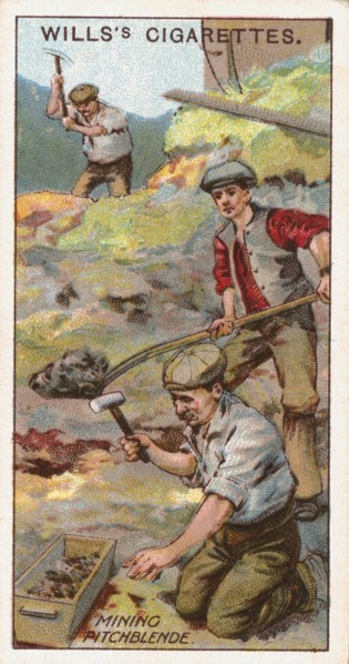 Mining Pitchblende, Cornwall, England, c1916. Artist: Unknown