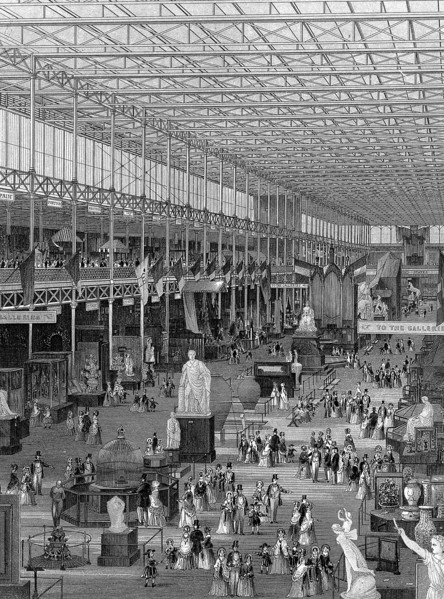 Great Exhibition in the Crystal Palace, Hyde Park, London, 1851. Artist: Unknown