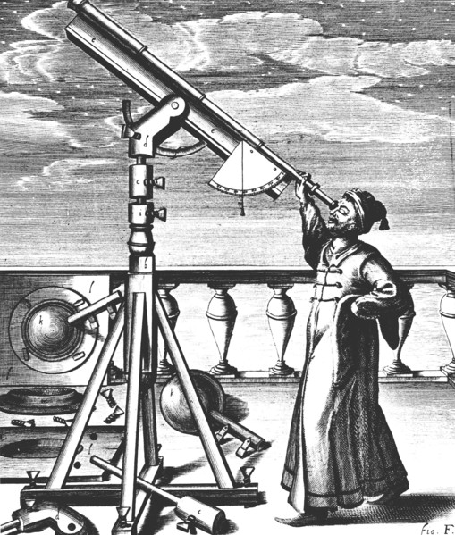 Johannes Hevelius, German astronomer, 1647. Artist: Unknown