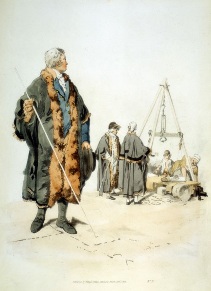 Member of a London Wardmote Inquest in official dress, 1808. Artist: William Henry Pyne