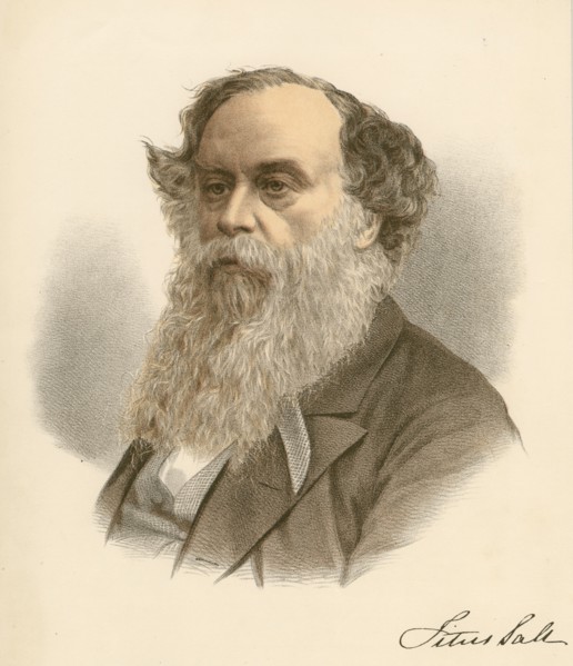 Titus Salt, British woolstapler and industrialist, c1880. Artist: Unknown