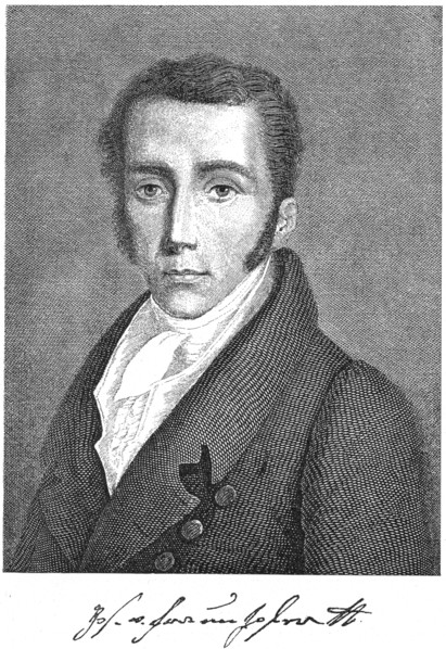 Joseph von Fraunhofer, German physicist, c1895. Artist: Unknown