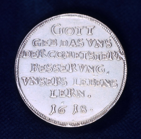 Reverse of a medal commemorating the brilliant comet of November 1618. Artist: Unknown