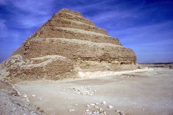 Step Pyramid of King Djoser (Zozer), Saqqara, Egypt, 3rd Dynasty, c2600 BC. Artist: Imhotep