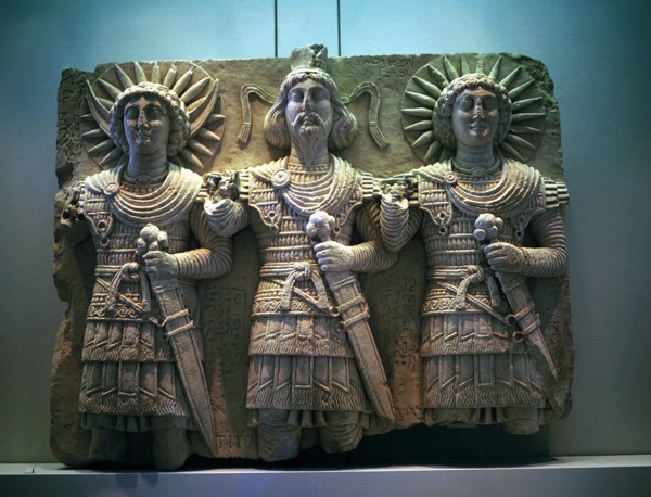 Sculpture in high relief of gods, Palmyra, c2nd - 1st century BC. Artist: Unknown