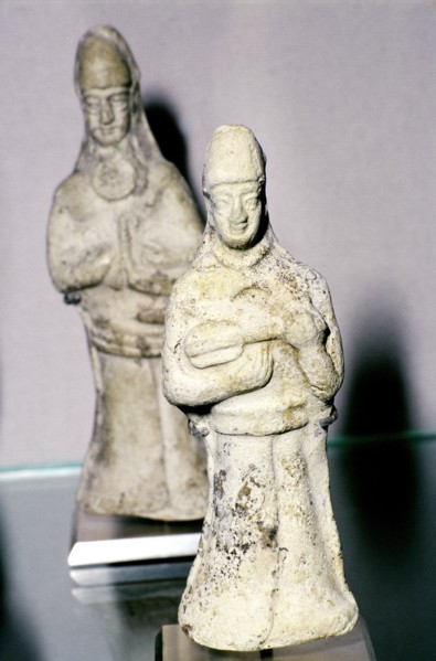 Terracotta figurine of a musician, Susa, Iran, c2nd millenium BC. Artist: Unknown