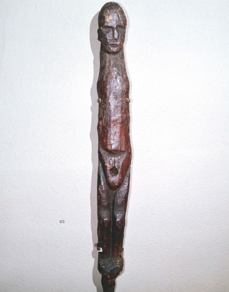 Celtic wood male idol, Ralaghan, Co.Cork, Ireland, c1st century BC. Artist: Unknown