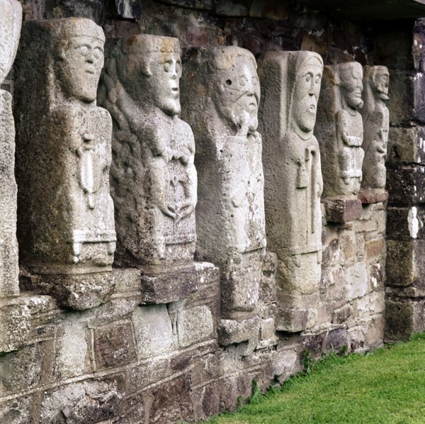 Celtic Christian figures, White Island, Co.Fermanagh, Ireland, c8th century. Artist: Unknown