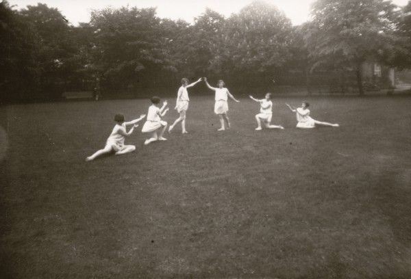 Girls Greek dancing class, 1929. Artist: Unknown