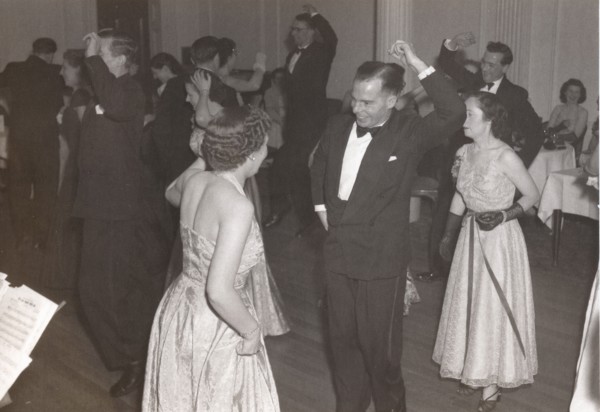 Rowntree staff dance, York, Yorkshire, 1954. Artist: Unknown