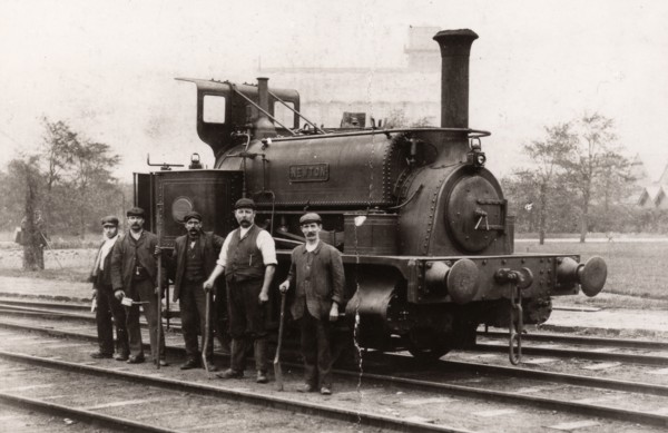 The crew of the steam train Newton,  York, Yorkshire, 1901. Artist: Unknown