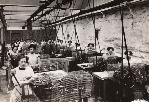 Toffee wrapping machines, Mackintosh factory, Halifax, West Yorkshire, 1912. Artist: Unknown