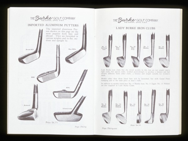 Burke Golf Company catalogue, American. Artist: Unknown